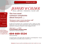 Tablet Screenshot of jefferycalder.com